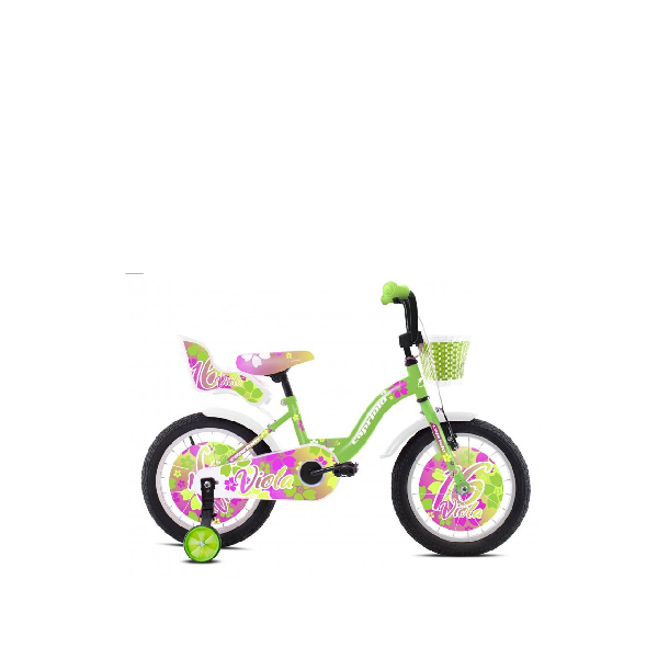 Bicikla CAPRIOLO Viola 16'' HT zeleno-ljubičasto